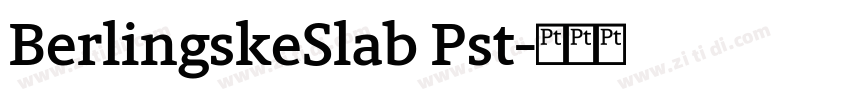 BerlingskeSlab Pst字体转换